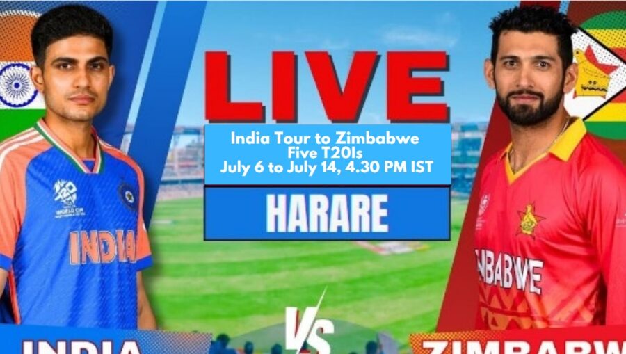 India's Tour to Zimbabwe 2024 from July 6 to July 14